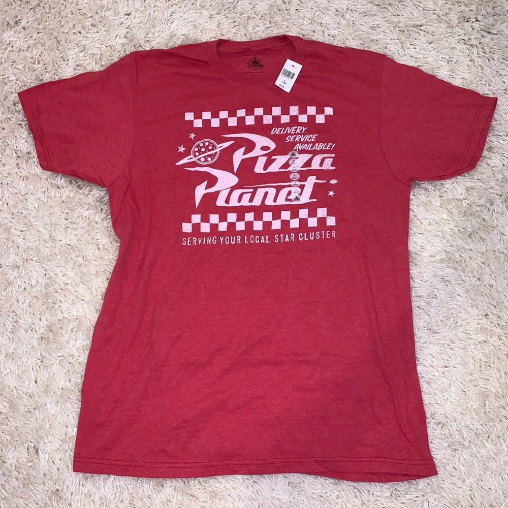 NWT Disney's Pizza Planet Large T Shirt